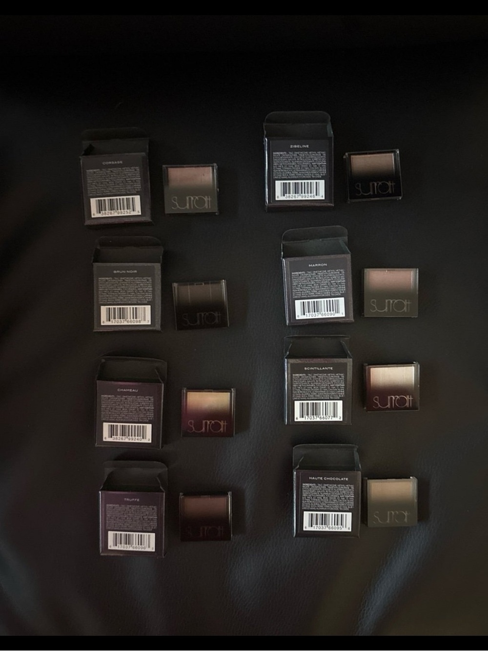 SURRATT Artistique Eyeshadow Bundle (8)- brand new